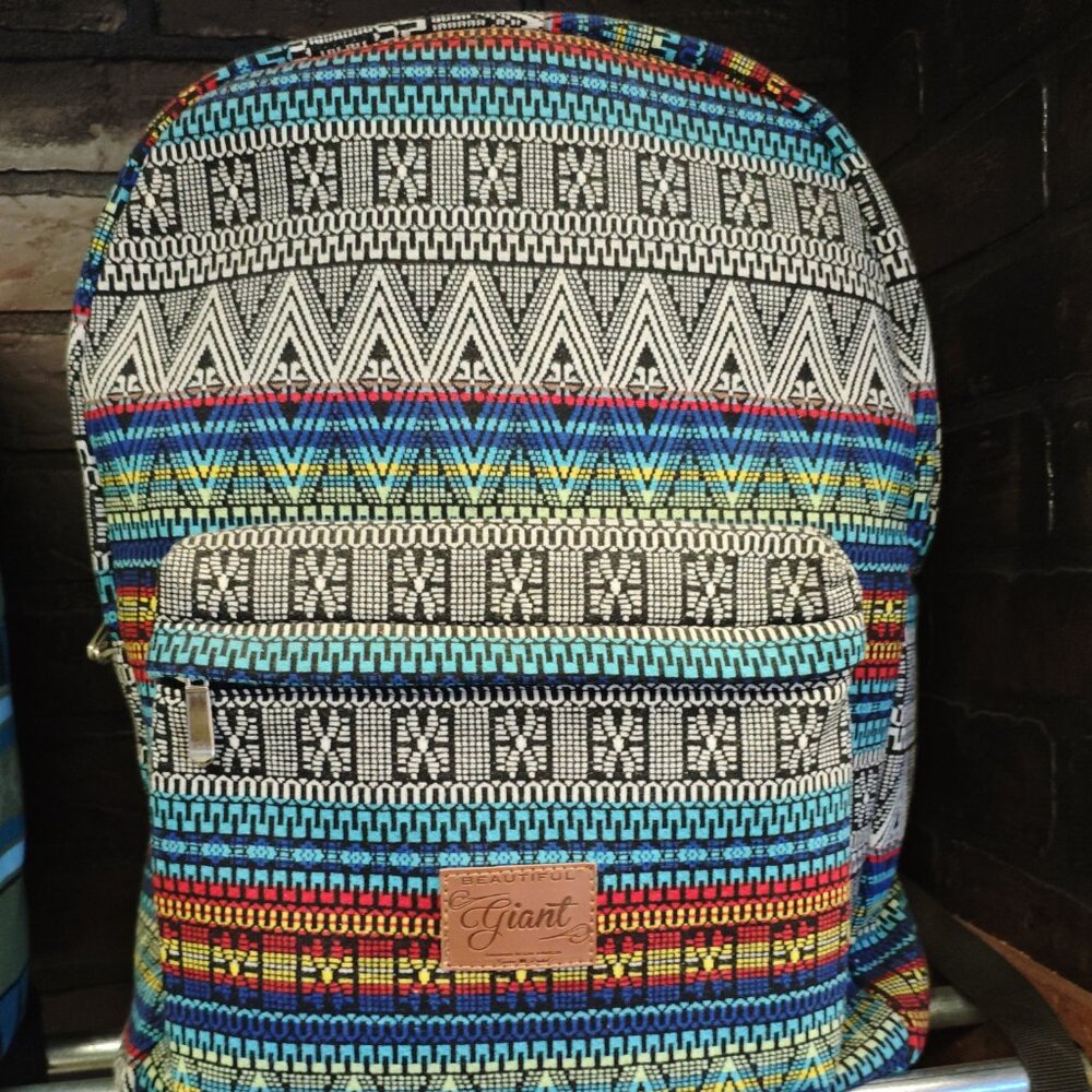 Unisex Backpack Simple Student School Bag Lightweight Durable Daypack Multicolor